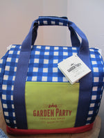 2pcs storage containers with Insulated picnic tote bag - Blue