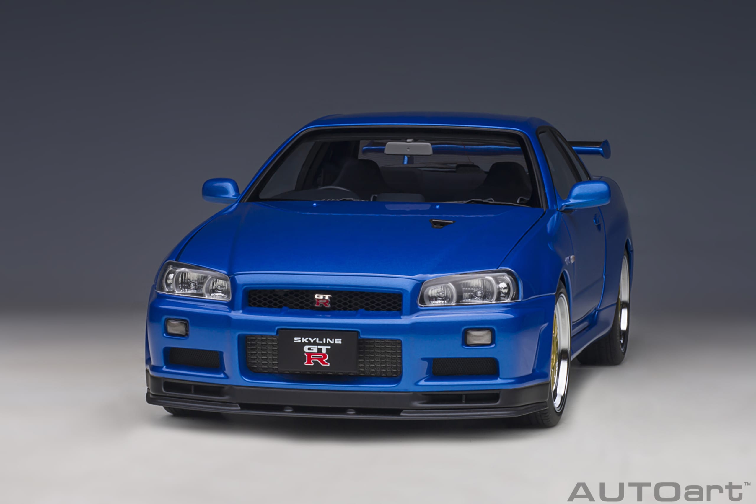 AUTOart 1/18 Nissan Skyline GT-R (R34) V-Spec II with BBS LM