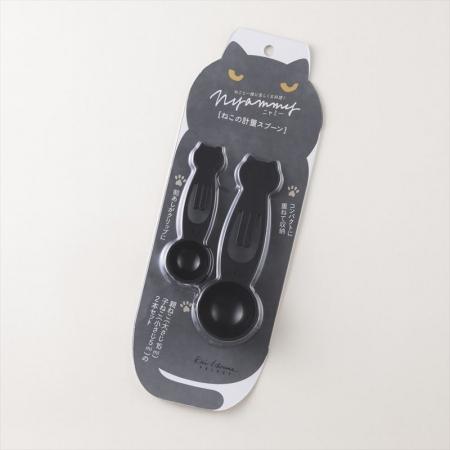 Nyammy Cat Series by KAI - Measuring Spoons Set DH-2727 Made in Japan