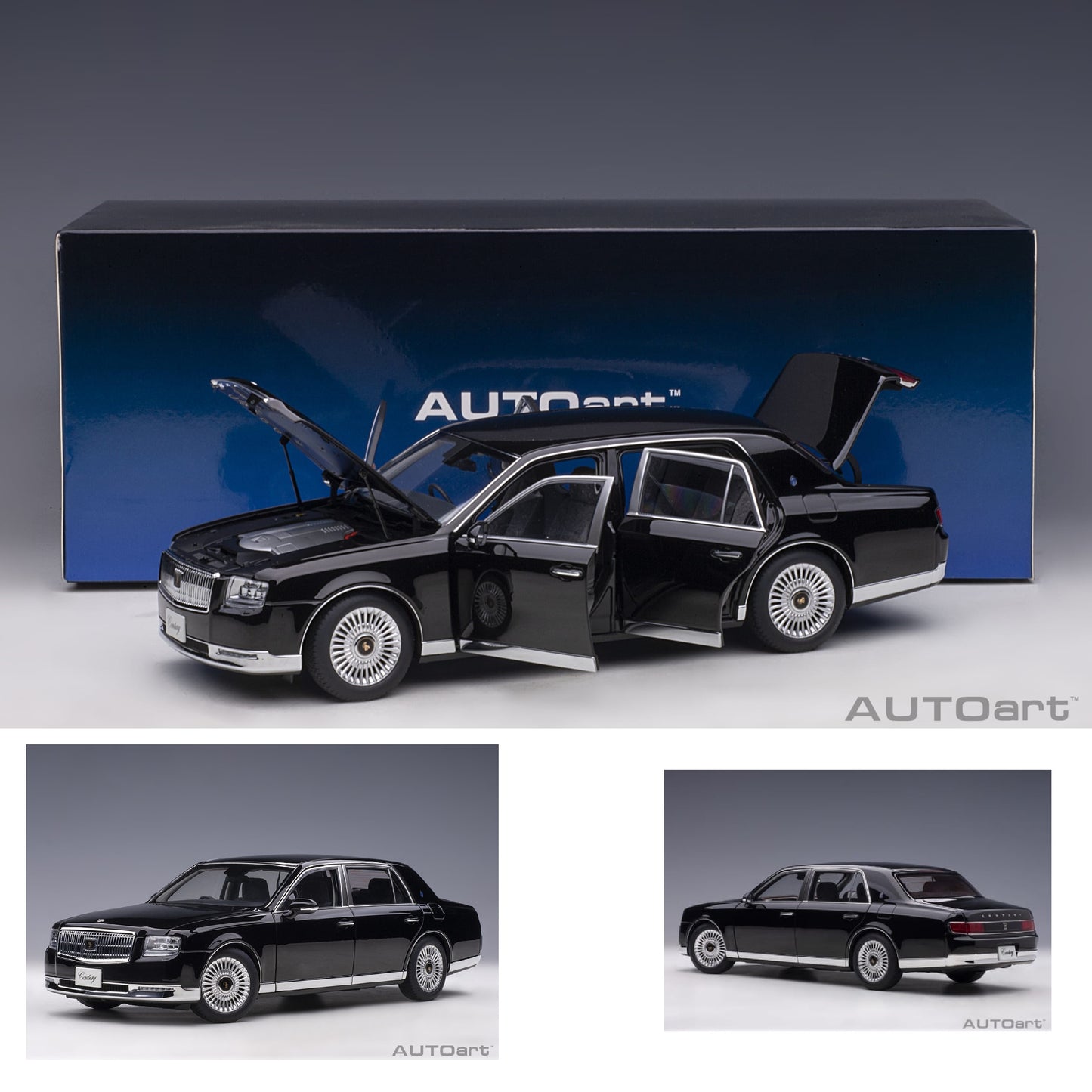 AUTOart 1/18 Toyota Century 2018 (Black) 78762
