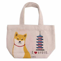 Shiba Inu mini tote bag - I love Tokyo