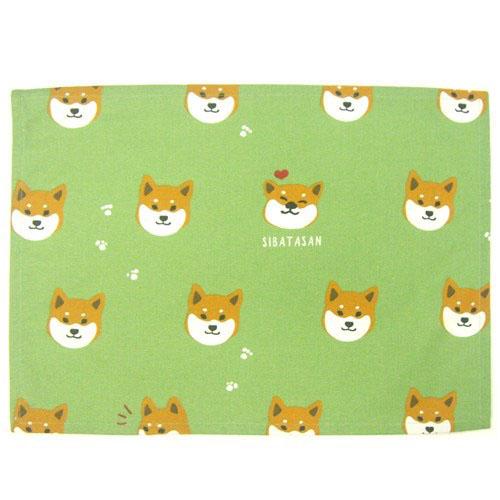 Shiba Inu placemat - Green