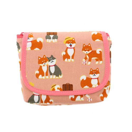 Shiba Inu mirror pouch - Pink