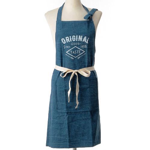 Indigo Apron  - Navy blue