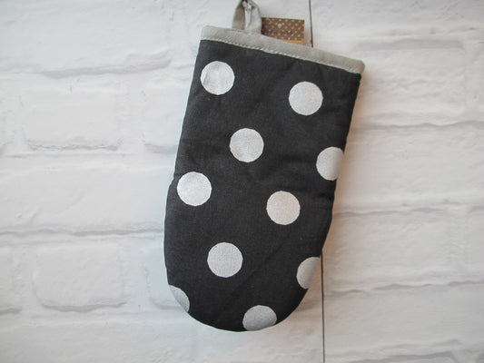 Champagne oven mittens - Black