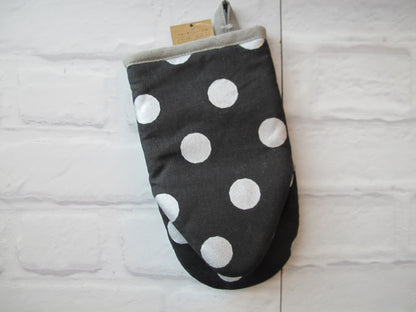 Champagne oven mittens - Black
