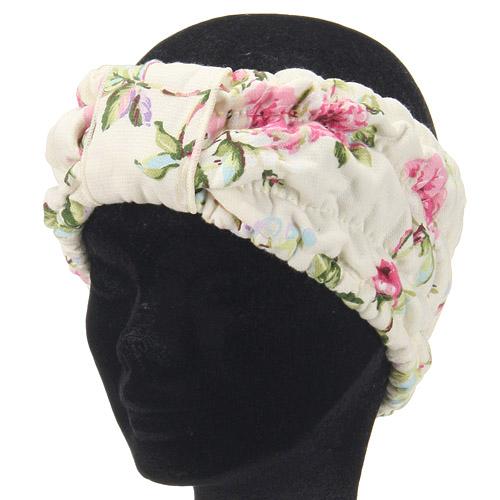 Bath Hair Band - Pink flower