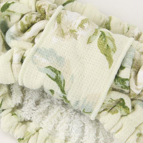 Bath Hair Band - Beige flower