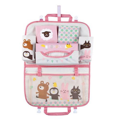 Car back seat organizer - Pink 
