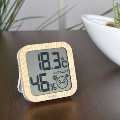 DRETEC 2-in-1 Digital Thermometer and Hygrometer - Wood Grain 0-271NW