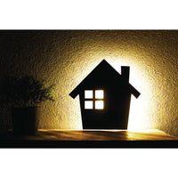 LED woody wall night - House 