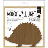 LED woody wall light - Hedgehog 