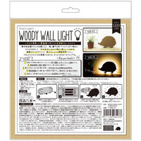 LED woody wall light - Hedgehog 