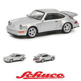 Schuco 1/64 Porsche 911 Turbo 3.6 Silver 452027000