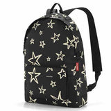 REISENTHEL Mini Maxi Backpack/Rucksack  - Black Stars