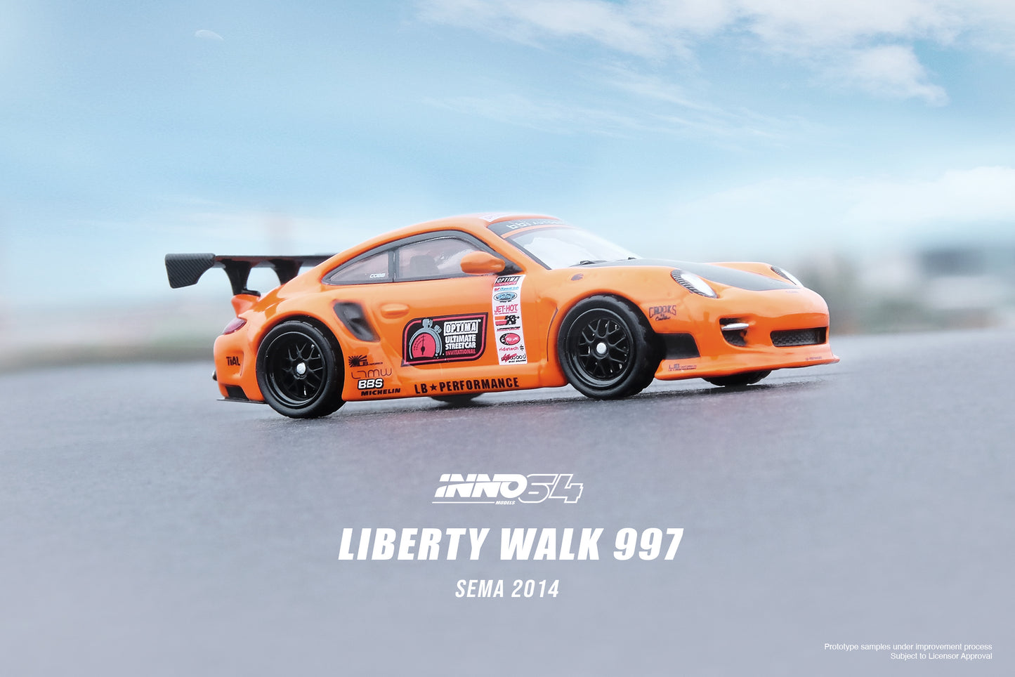 INNO64 1/64 LIBERTY WALK 997 SEMA 2014 IN64-997LB-SEMA