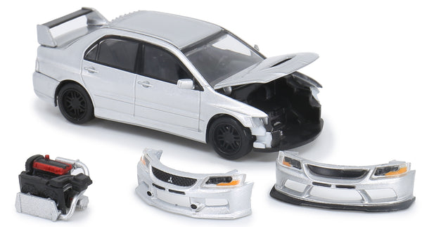 Modellino In Miniatura Mitsubishi Lancer 1/64 Tarmac Works Evo X Final Edition Metallic Rot Schwarz Rhd 1 Modellino In Miniatura Mitsubishi Lancer 1/64 Tarmac Works Evo X Final Edition Metallic Rot Schwarz Rhd 1
