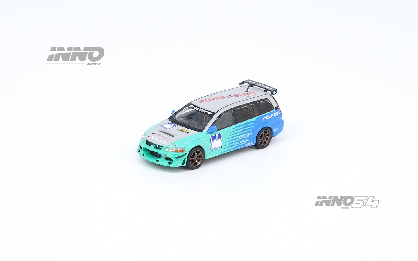INNO64 1/64 MITSUBISHI LANCER EVOLUTION IX Wagon "FALKEN" Livery IN64-EVO9W-FAL