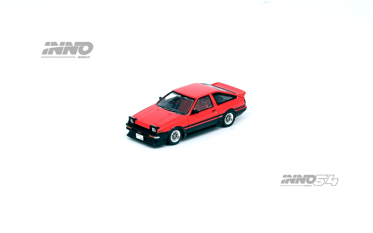 INNO64 1/64 TOYOTA SPRINTER TRUENO AE86 Red IN64-AE86T-RED