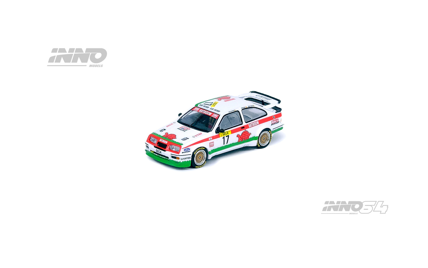 INNO64 1/64 FORD SIERRA RS COSWORTH #17 WTCC 1984 SPA 24 HEURES IN64-RS500-BATI