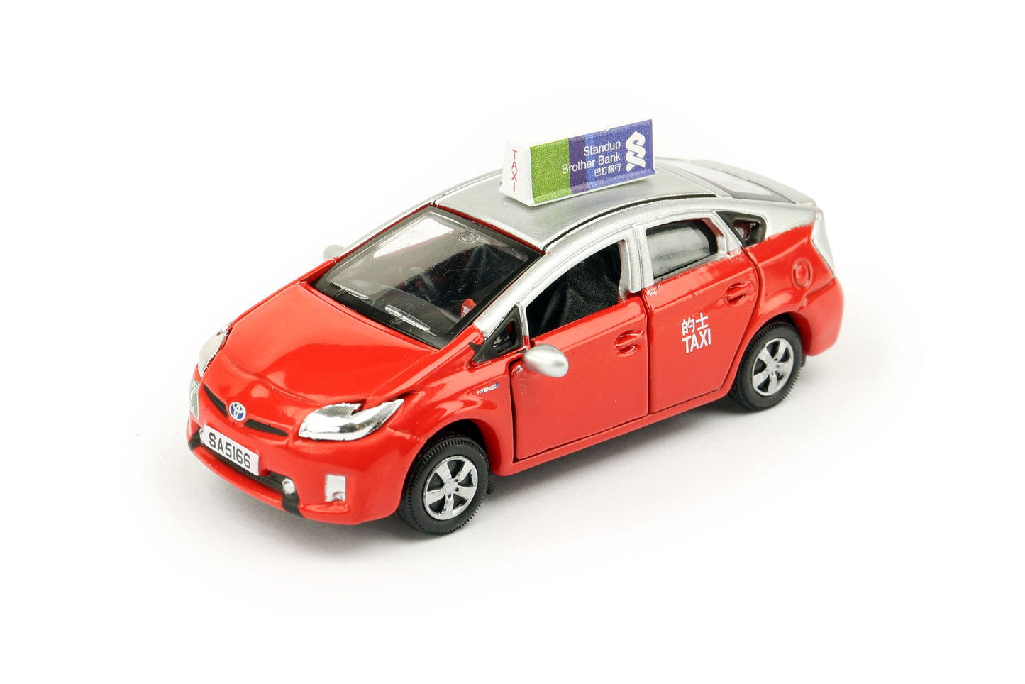 Tiny City 09 – Toyota Prius Taxi (Red) 豐田 Prius 市區的士