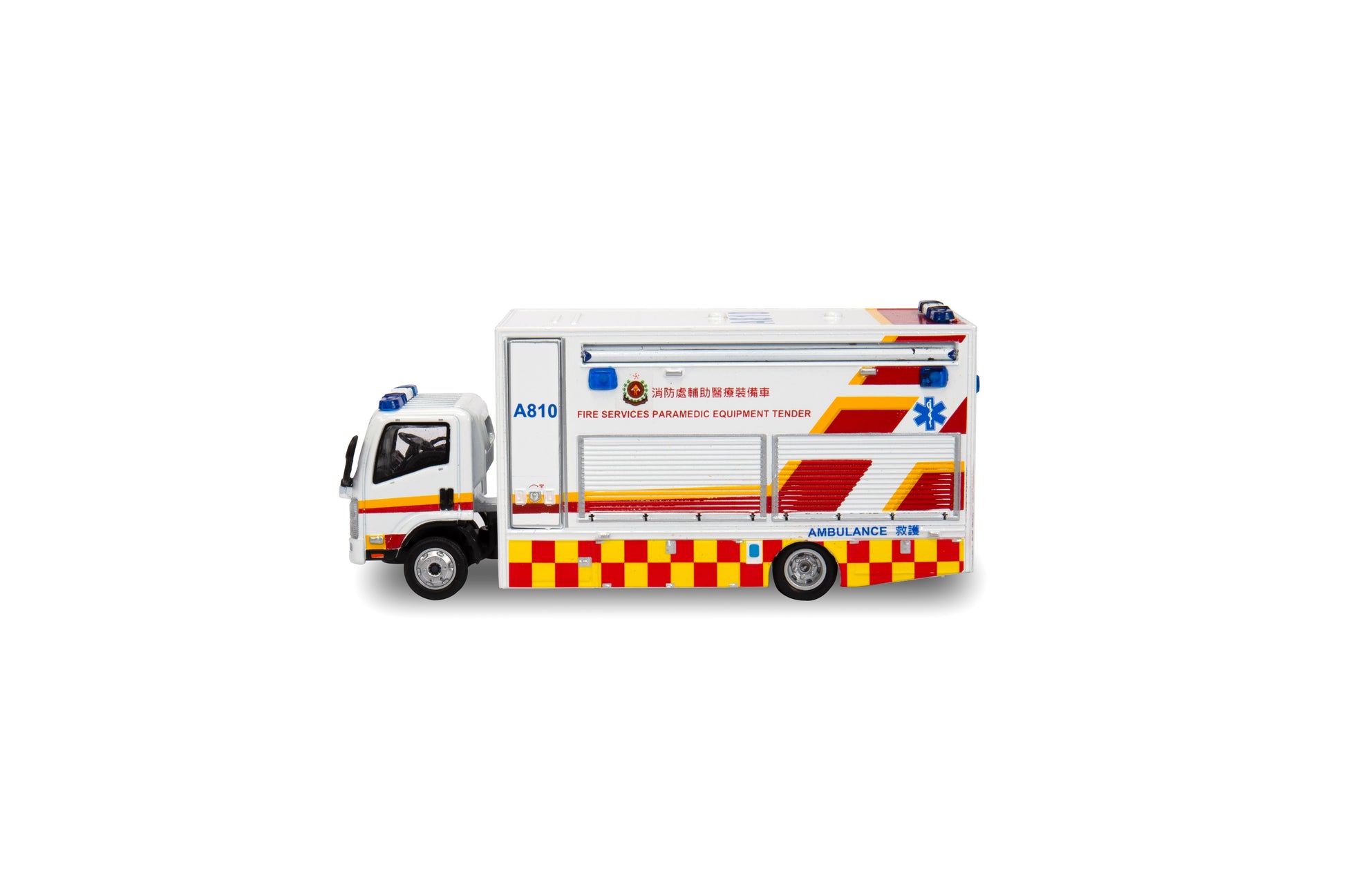 PREORDER Tiny City 73 ISUZU N Series Paramedic Equipment Tender (PET) 五十鈴 N系列 救護輔助醫療裝備車 ATC64276 (Release Date : Feb 2020)