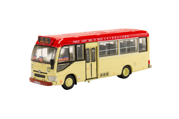 Tiny City 183 Diecast – Toyota Coaster (B70) Red Minibus (19-seats) 豐田Coaster (B70) 紅色小巴 (十九座) ATC64358