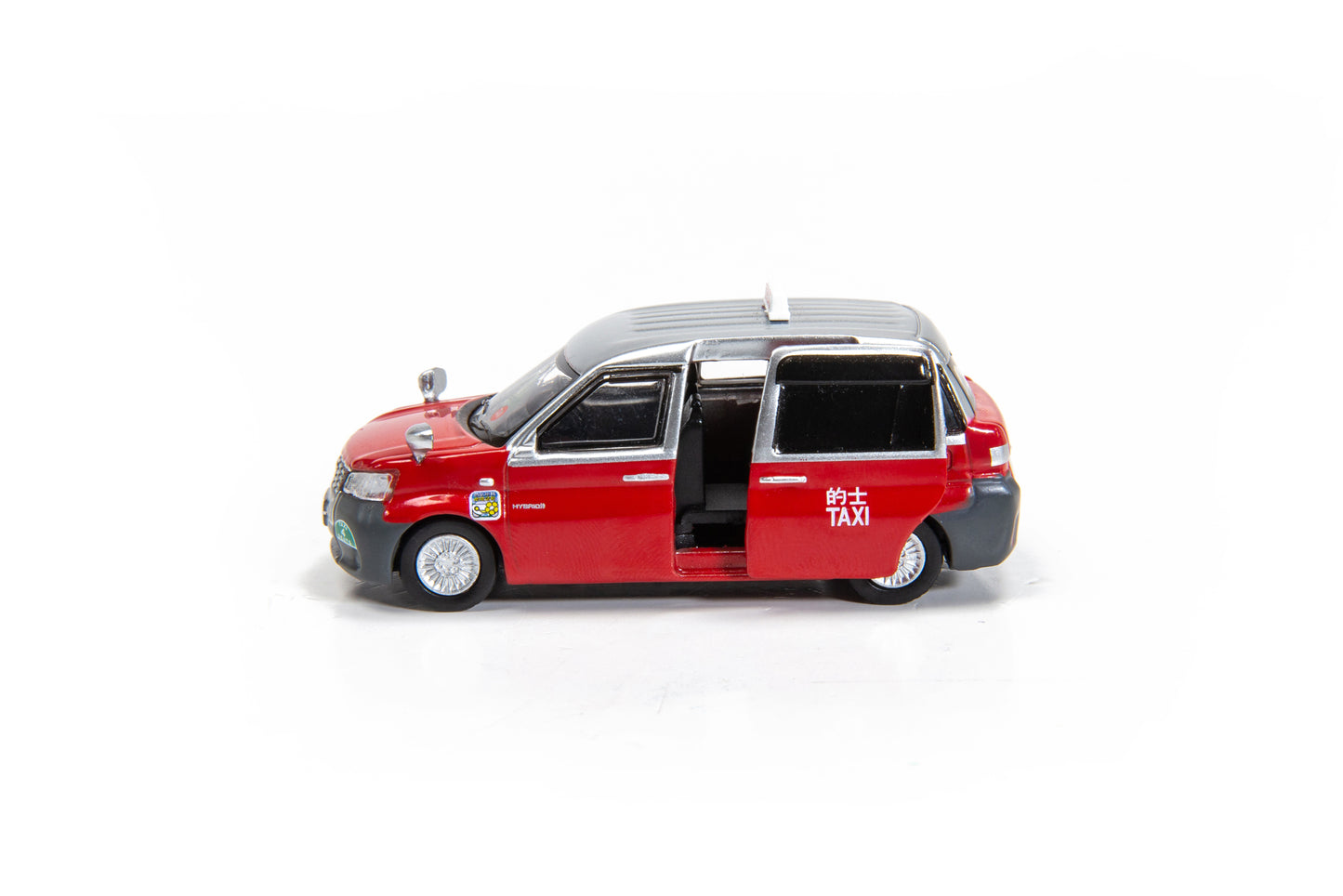 Tiny City 178 Die-cast Model Car – Toyota Comfort Hybrid Taxi Hong Kong (Urban) 豐田混合動力的士 ATC64359