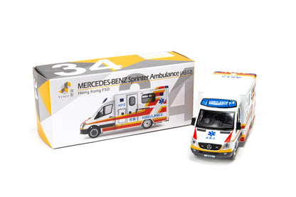 Tiny City 34 MERCEDES-BENZ Sprinter Ambulance (A512) 平治救護車