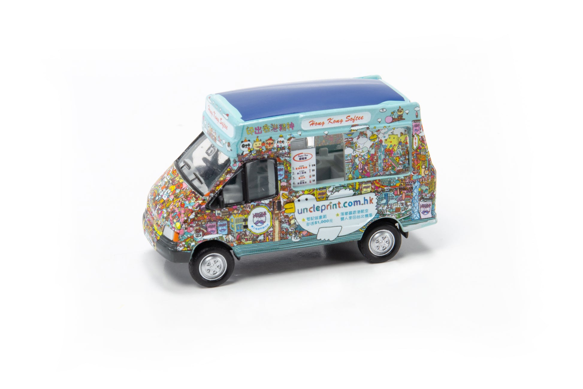 Tiny 60 Uncle Print Ice Cream Van