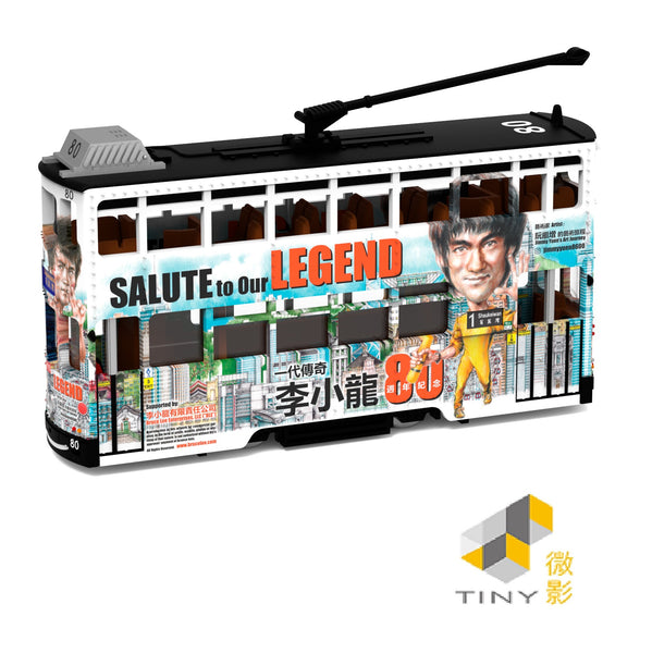 PREORDER TINY 微影 1/120 Hong Kong Tram (6th-generation) Bruce Lee ATC65272 (Approx. Release Date : AUGUST 2023 subject to manufacturer's final decision)