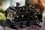 TINY 微影 明日戰記裝甲車(電鍍藍)連士兵人偶 Warriors of Future Armoured Vehicle (Chrome Blue) with Figure ATC65433