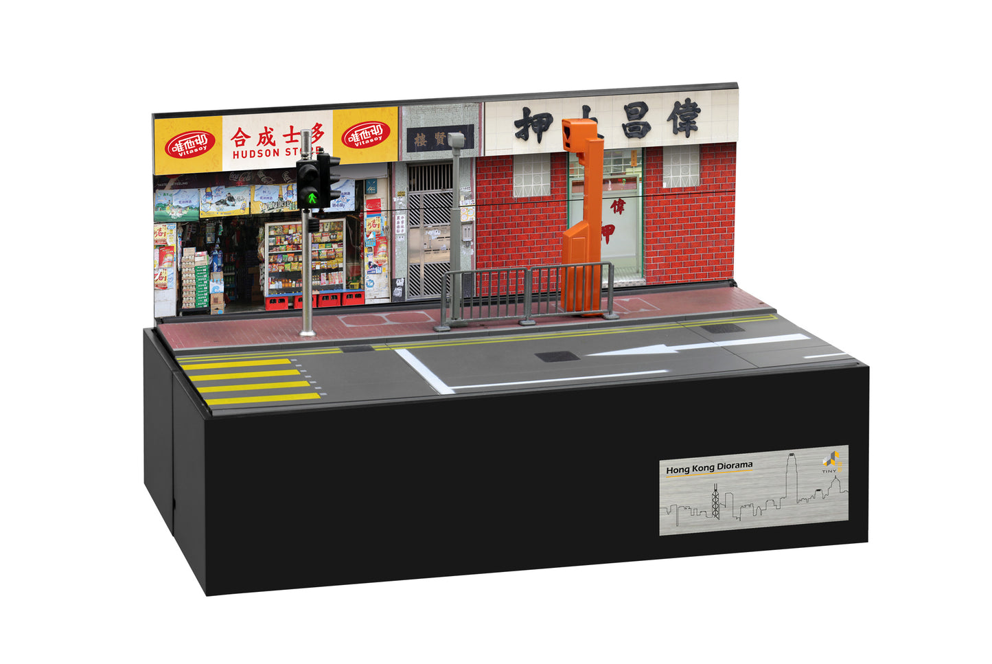 Tiny 1/43 Bx5 Hong Kong Diorama Set Speeding Camera ATS43008