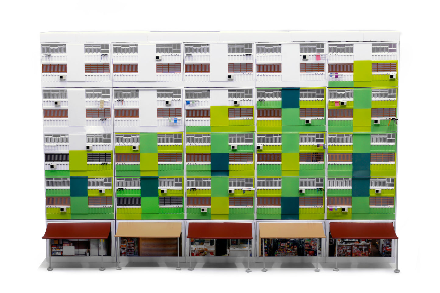 TINY 微影 Bd22 Nam Shan Estate Building Diorama 南山邨 ATS64030