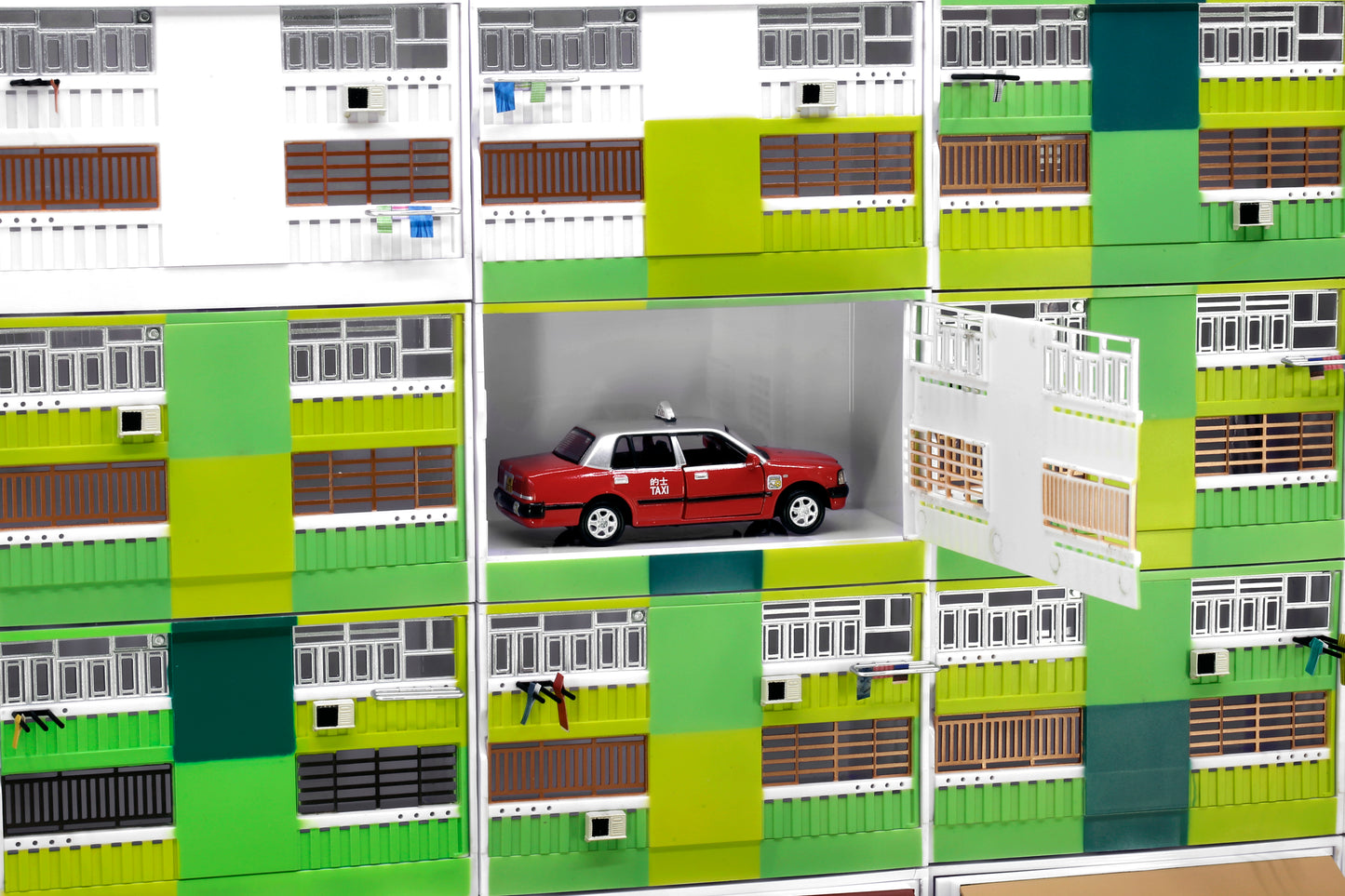 TINY 微影 Bd22 Nam Shan Estate Building Diorama 南山邨 ATS64030