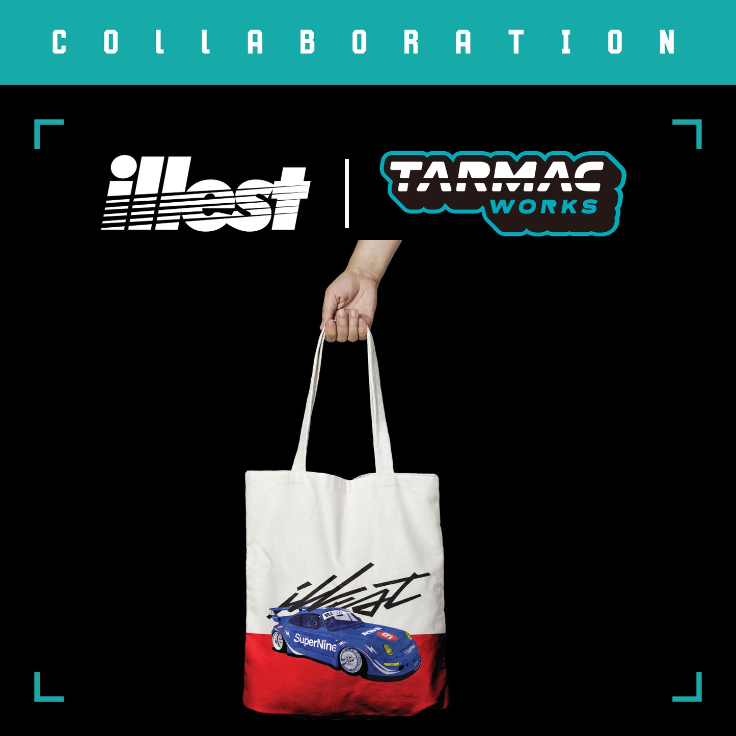 Tarmac Works x illest Tote Bag "Super Nine" (Release Date : Dec 2019)