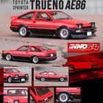 INNO64 1/64 TOYOTA SPRINTER TRUENO AE86 Red IN64-AE86T-RED