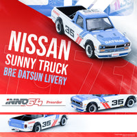 PREORDER INNO64 1/64 DATSUN SUNNY HAKOTORA #35 "BRE DATSUN" Concept Livery IN64-HKT-BRE35 (Approx. Release Date : Aug 2021 and subject to the manufacturer's final decision)