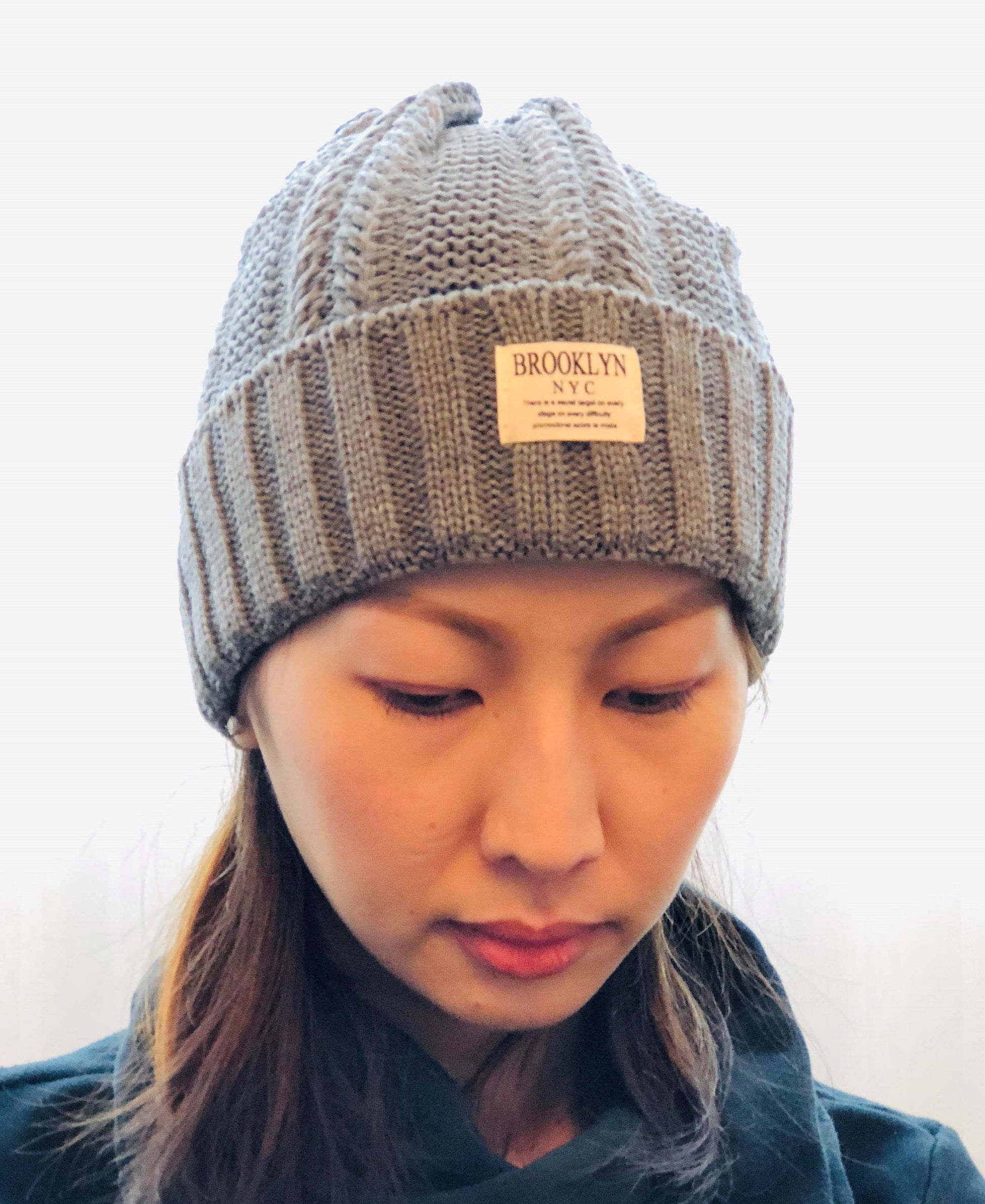 BROOKLYN NYC Beanie - Grey 2018-CR51015-GY