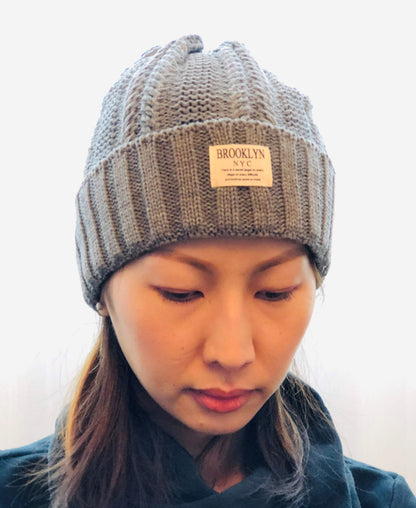 BROOKLYN NYC Beanie - Grey 2018-CR51015-GY