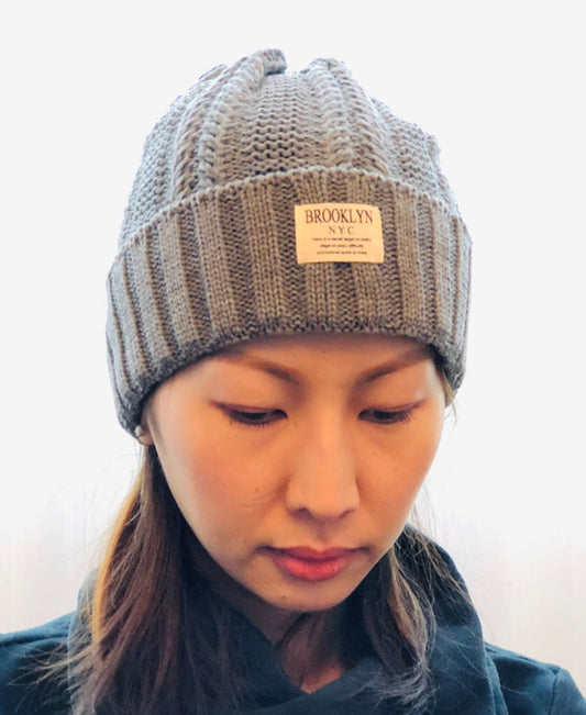 BROOKLYN NYC Beanie - Grey 2018-CR51015-GY