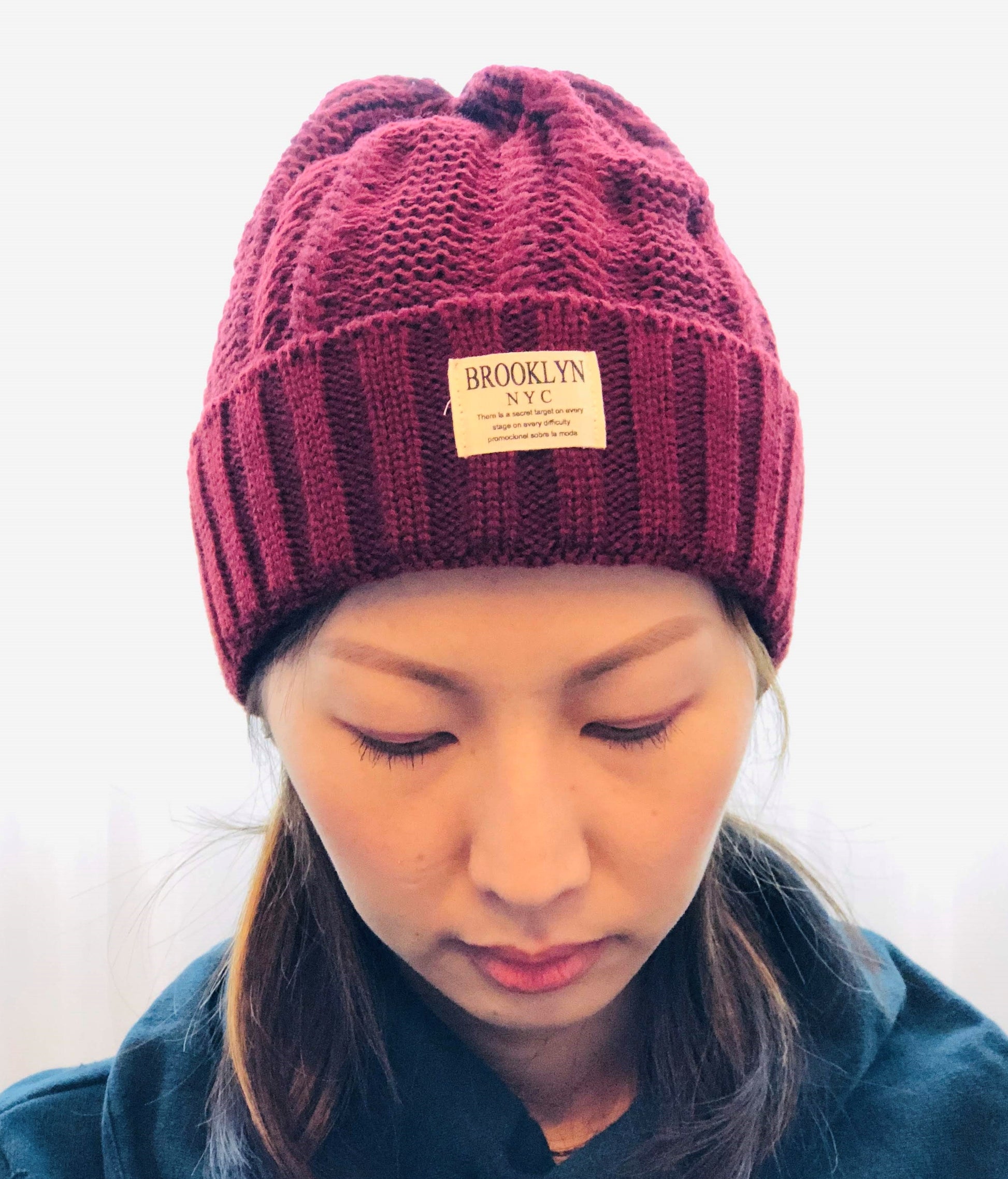 BROOKLYN NYC Beanie - RED 2018-CR51015-WI