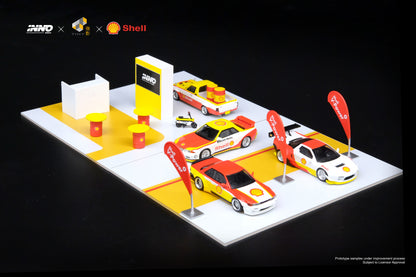 INNO64 1/64 "SHELL" KIOSK DIORAMA DIO64-001-SHELL