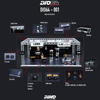 DIO64 by INNO 1/64 LBWK Auto Salon Diorama  Included 997 LBWK Chrome and 3 figures DIO64-001