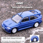 INNO64 1/64 FORD ESCORT RS COSWORTH Metallic Blue LHD with OZ Rally Racing Wheels IN64-FERS-BLULHDOZ