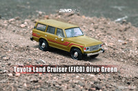 INNO64 1/64 TOYOTA LAND CRUISER FJ60 Olive Green IN64-FJ60-OLGR