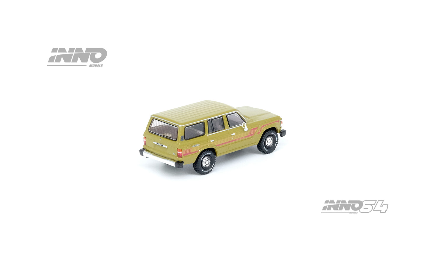 INNO64 1/64 TOYOTA LAND CRUISER FJ60 Olive Green IN64-FJ60-OLGR