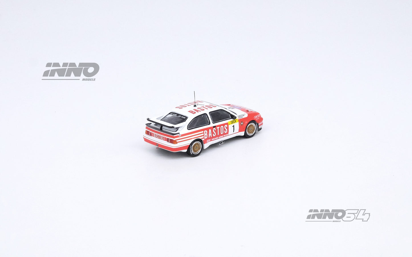 INNO64 1/64 FORD SIERRA RS500 COSWORTH #1 "BASTOS"  SPA 24 HOURS 1989 Winner IN64-RS500-BASTOS