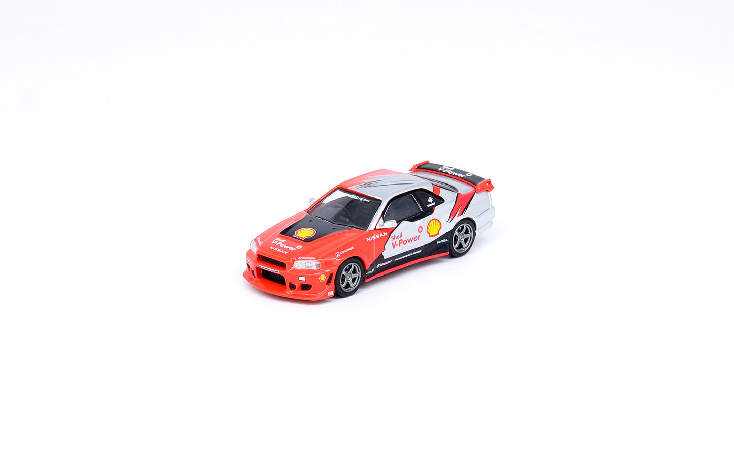 INNO64 1/64 Nissan Skyline R34 GTT Drift Car "SHELL" Jason Mok / Pluto Mok Hong Kong ToyCar Salon 2022 Event Edtion IN64-R34-SHELL