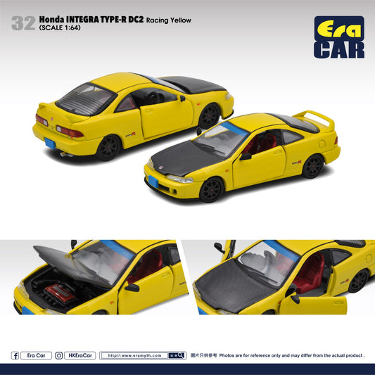 ERA CAR 1/64 Honda Integra Type-R DC2 (Racing Yellow) HA22DC23201